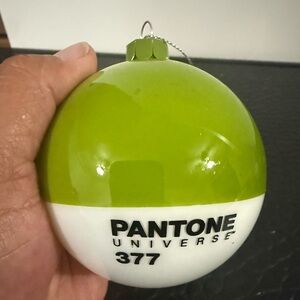 Seletti White and white Glass Christmas Ball Pantone Universe 377
Ornament